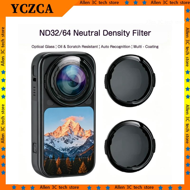 Action Camera Nd Filter Set 4K - Yczca per Insta360 X6 Filtro per
