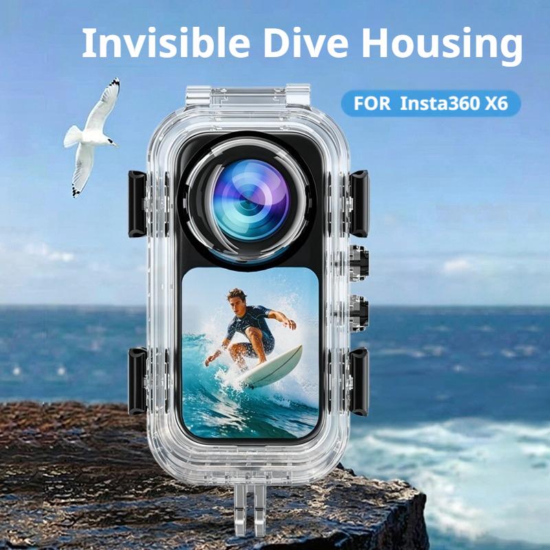 Action Camera Diving Case Underwater 60M - Custodia Protettiva Impermeabile Invisibile per Insta360