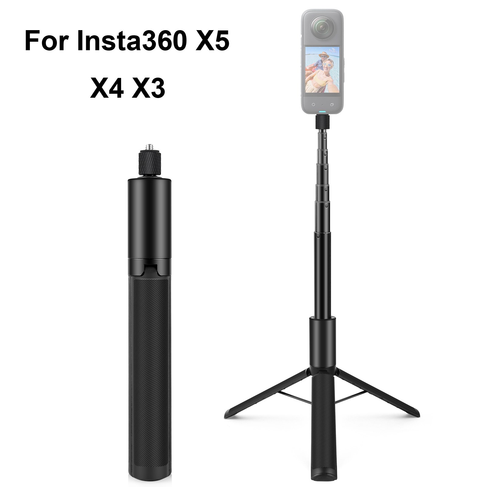 Action Camera Selfie Stick Invisible - PULUZ Treppiede per selfie invisibile retrattile