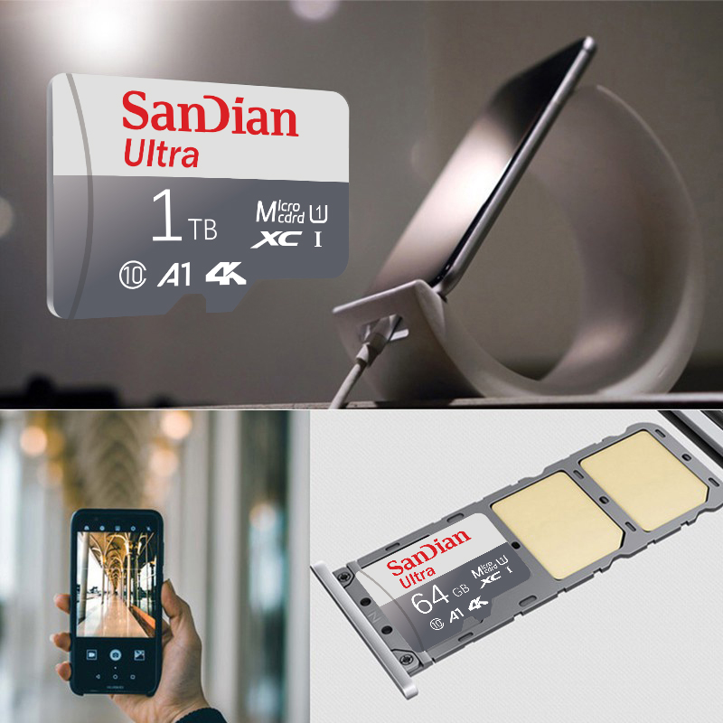 Action Camera Micro Sd Card 128Gb V30 - Scheda Micro SD 512GB 128GB 64GB