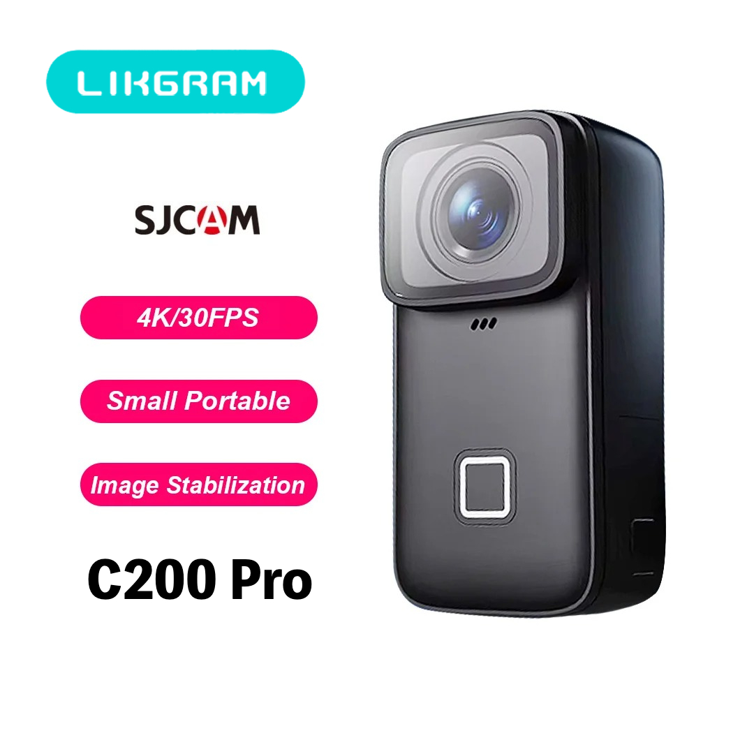 Action Camera Optical Image Stabilization - SJCAM C200 Pro Videocamera d'Azione 4K