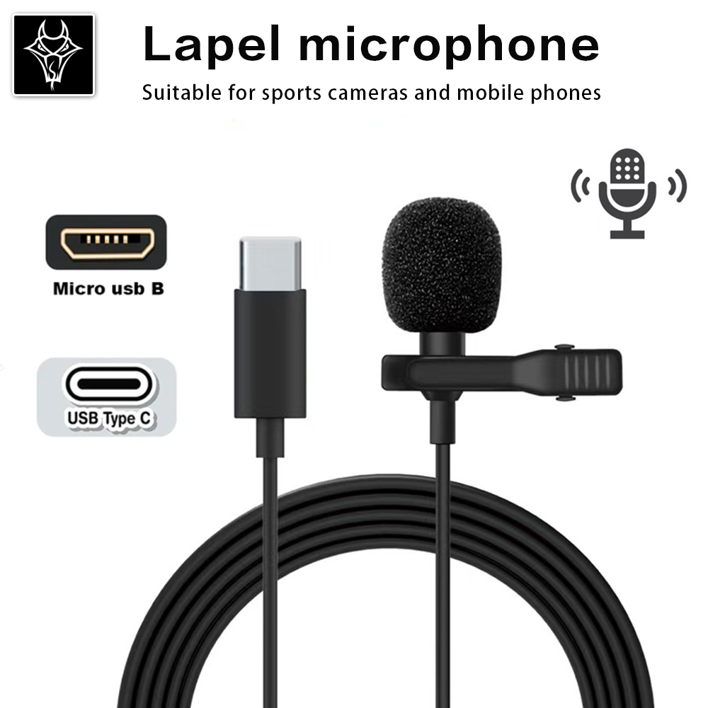 Action Camera External Microphone Usb - Microfono esterno ad alta fedeltà Fotocamera
