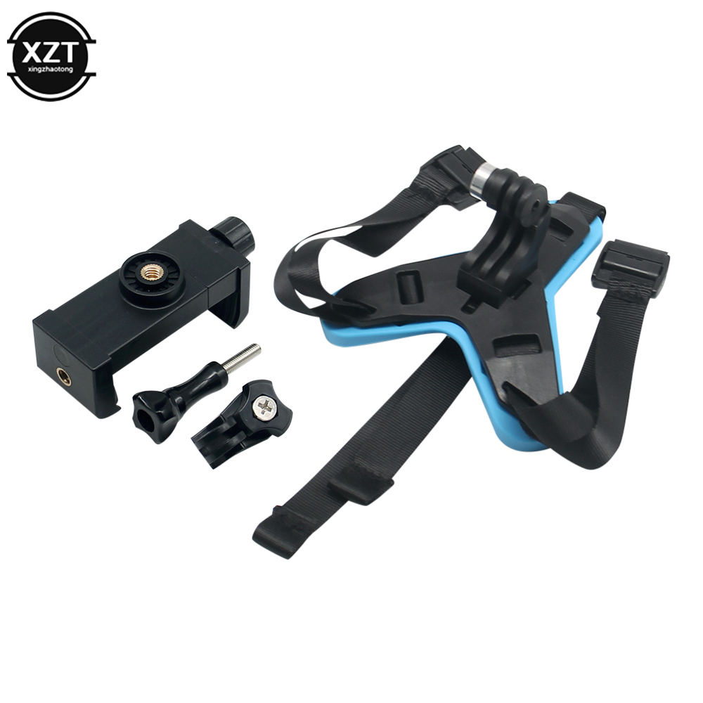Action Camera Motorcycle Helmet Mount - Supporto per supporto sottogola per casco