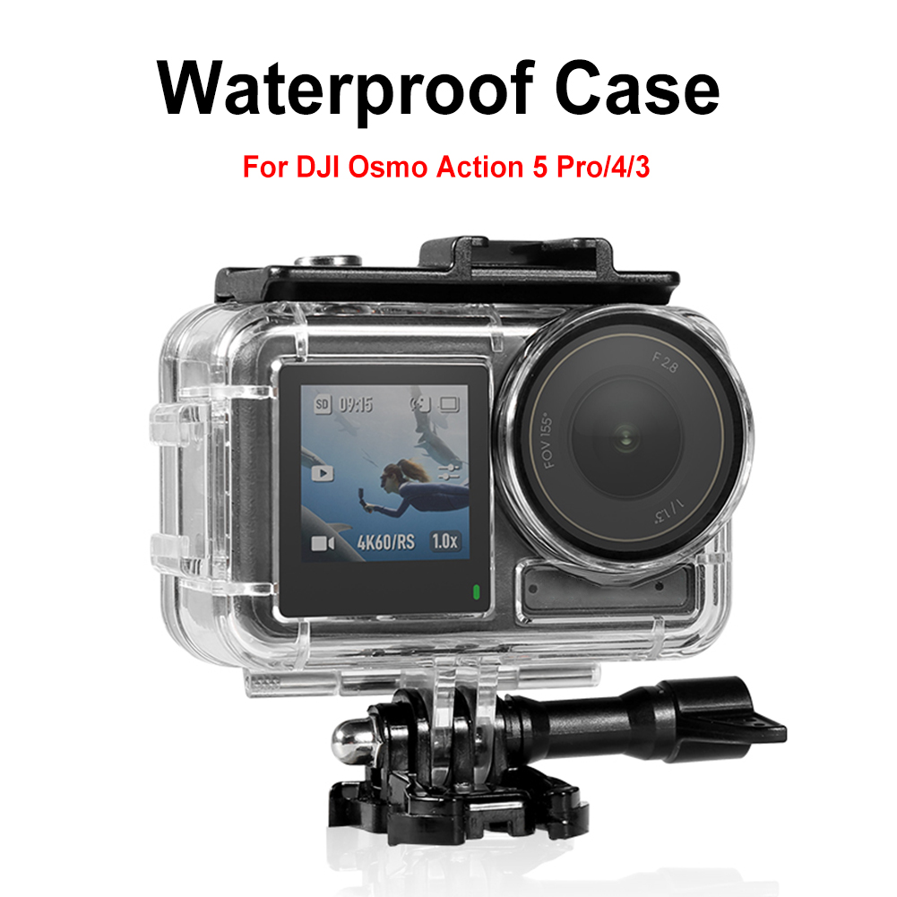 Action Camera Diving Case Underwater 60M - Custodia impermeabile da 60M/196 piedi per