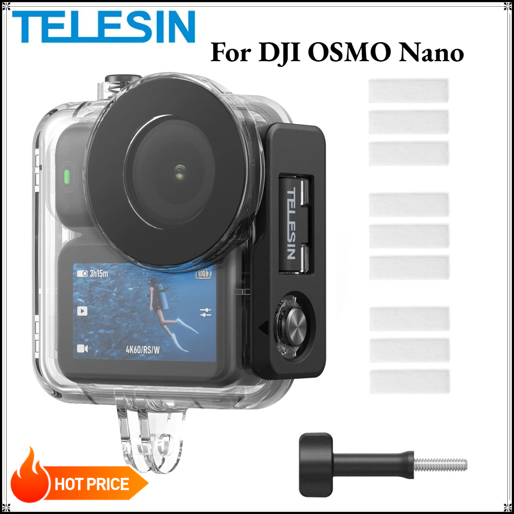Action Camera Diving Case Underwater 60M - Custodia impermeabile TELESIN 60m per immersioni