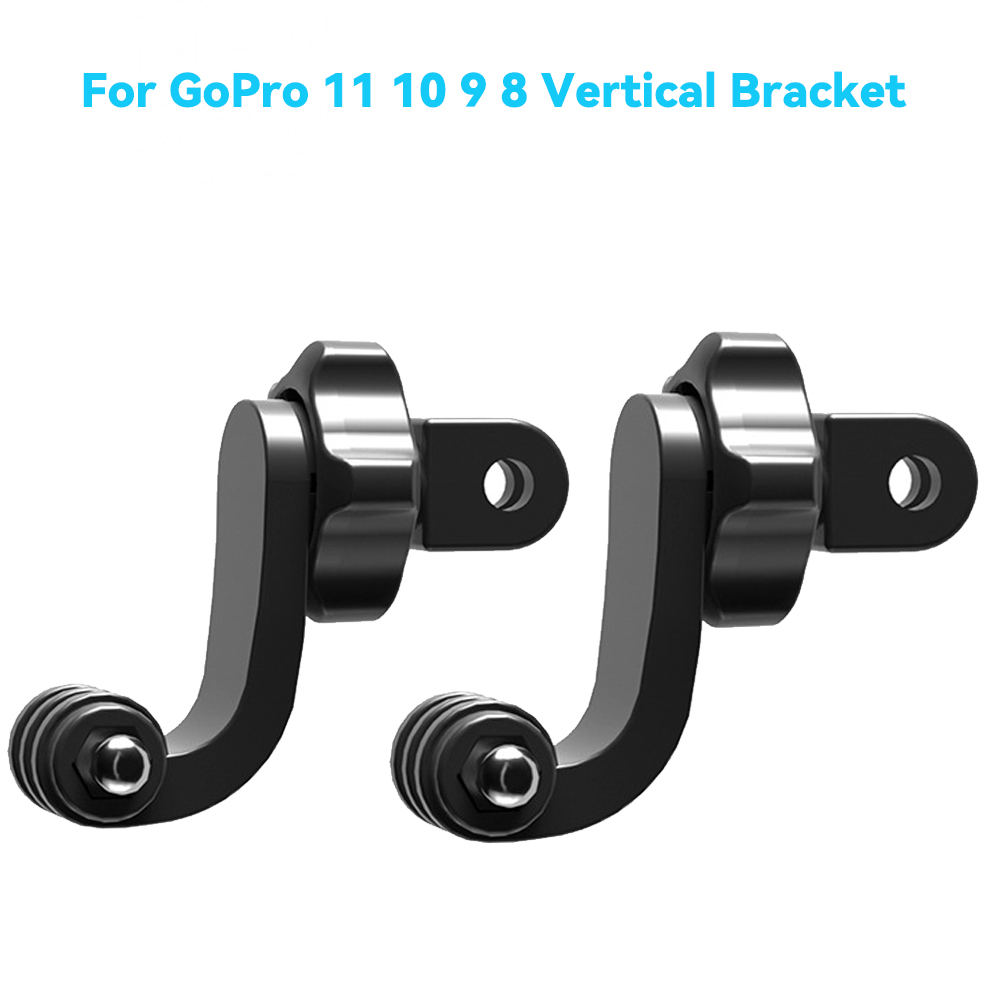 Action Camera Motorcycle Helmet Mount - Universale 360 ° Adattatore staffa verticale
