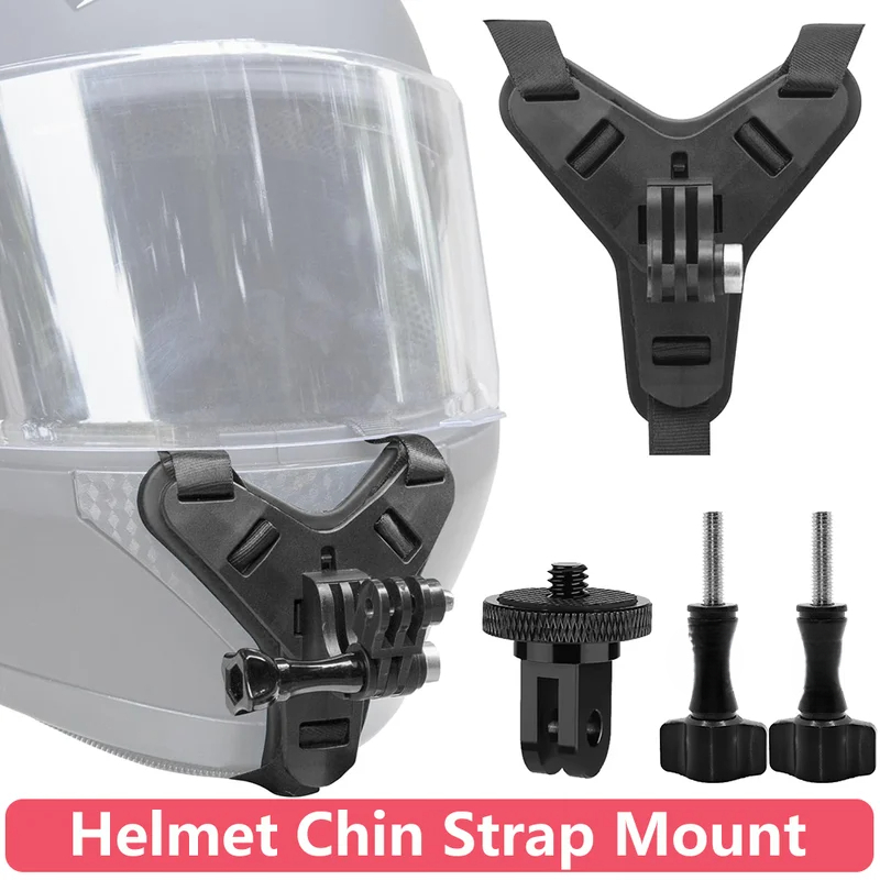 Action Camera Motorcycle Helmet Mount - Supporto per Casco da Moto con