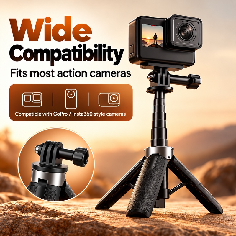 Action Camera Selfie Stick Invisible - Treppiede X30 compatibile con DJI Action