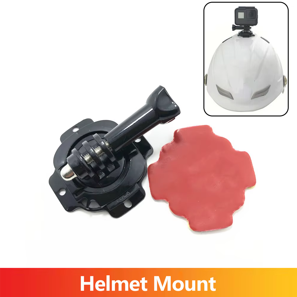 Action Camera Motorcycle Helmet Mount - Supporto base adesivo per supporto casco