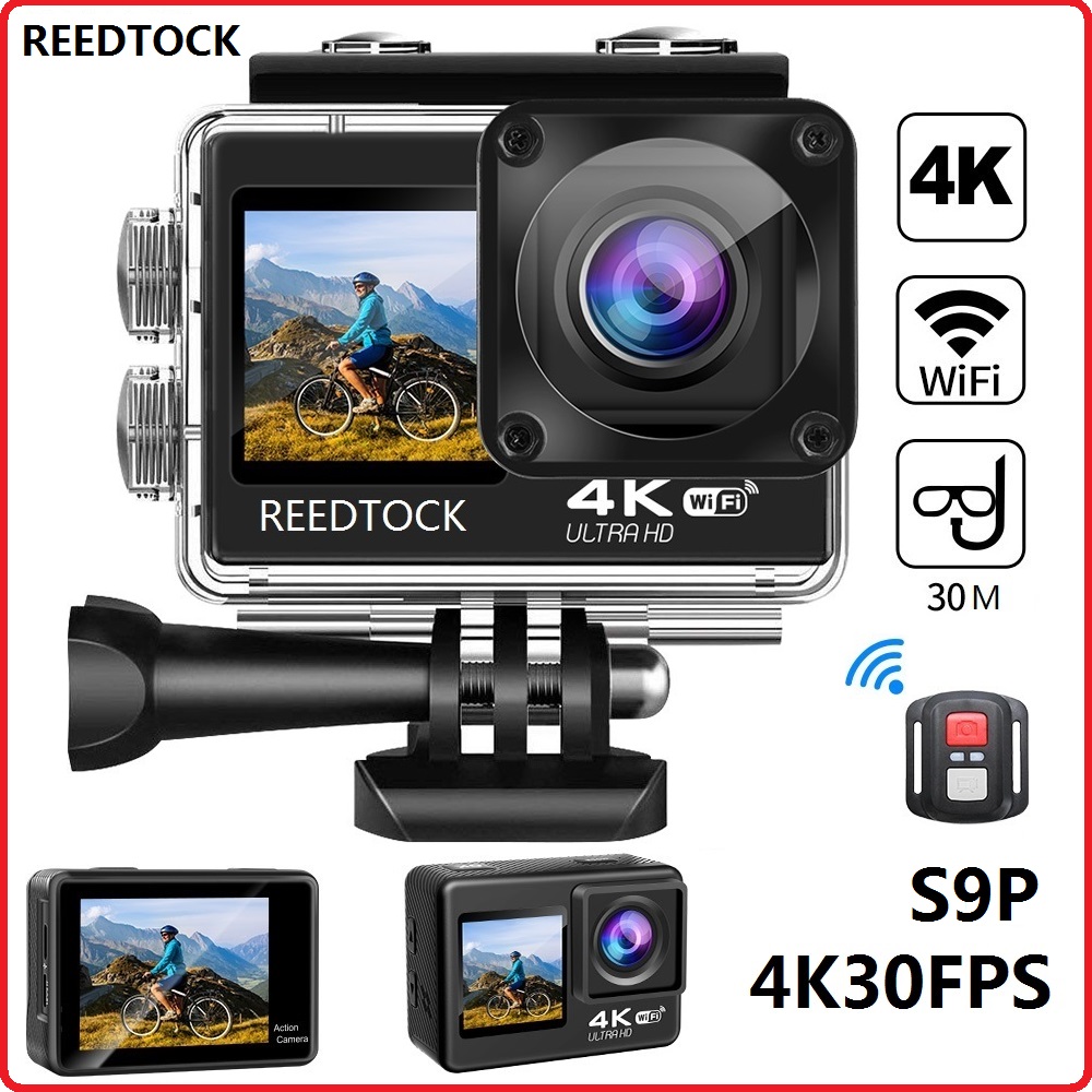 Action Camera 4K 60Fps Dual Screen - Action Camera 4K/30FPS con doppia scherma