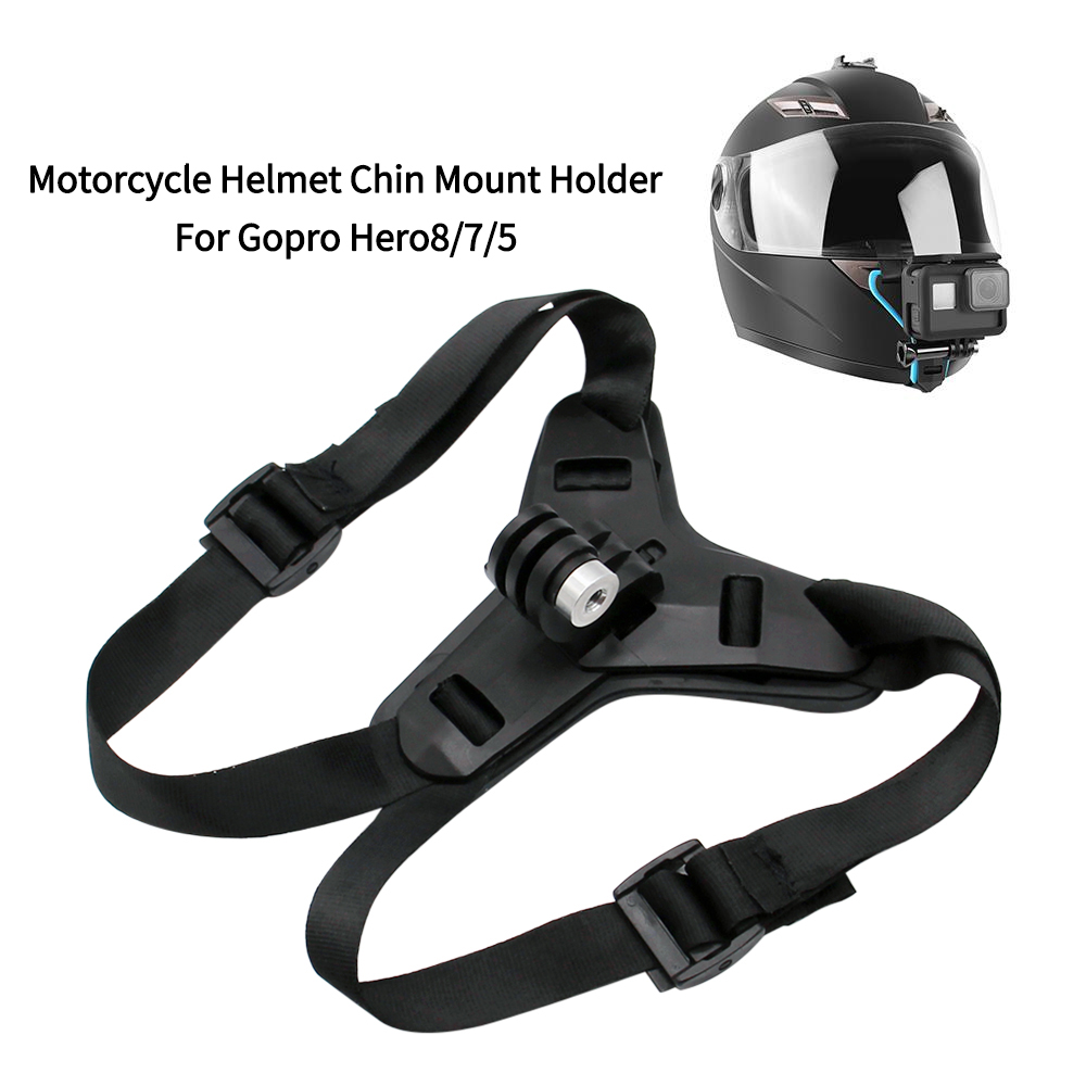 Action Camera Motorcycle Helmet Mount - Supporto per supporto per mento per