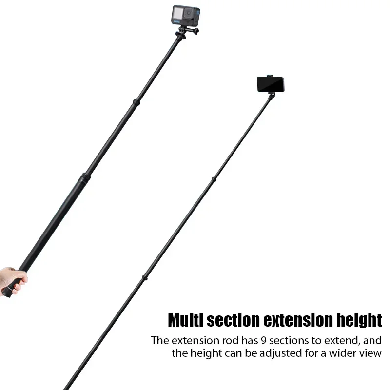 Bastone selfie invisibile in e - Action Camera Selfie Stick Invisible recensione e prezzo