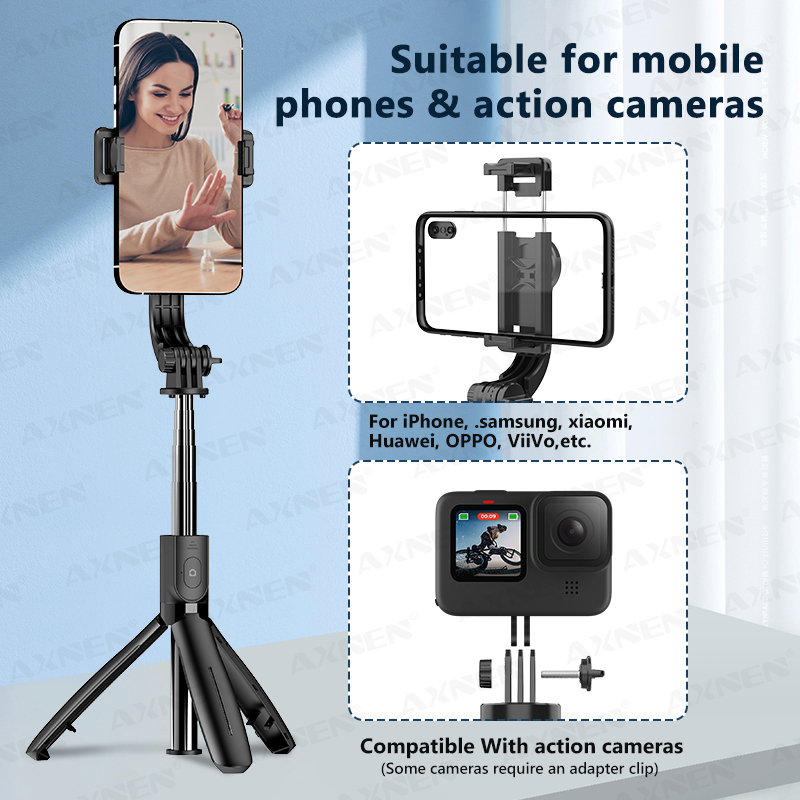 AXNEN L21 Asta Selfie per Tele - Action Camera Selfie Stick Invisible recensione e prezzo