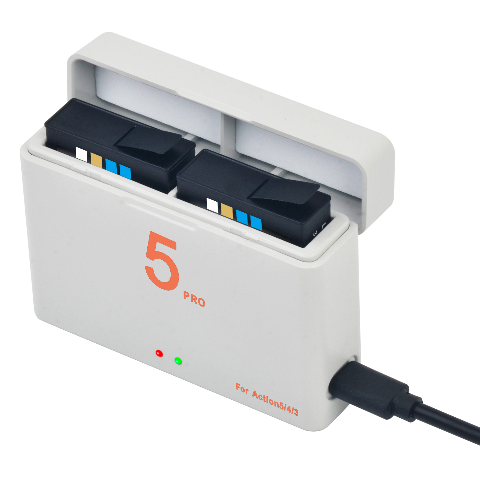 Batteria Ricaricabile agli Ion - Action Camera Battery Charger Dual Pack recensione e prezzo