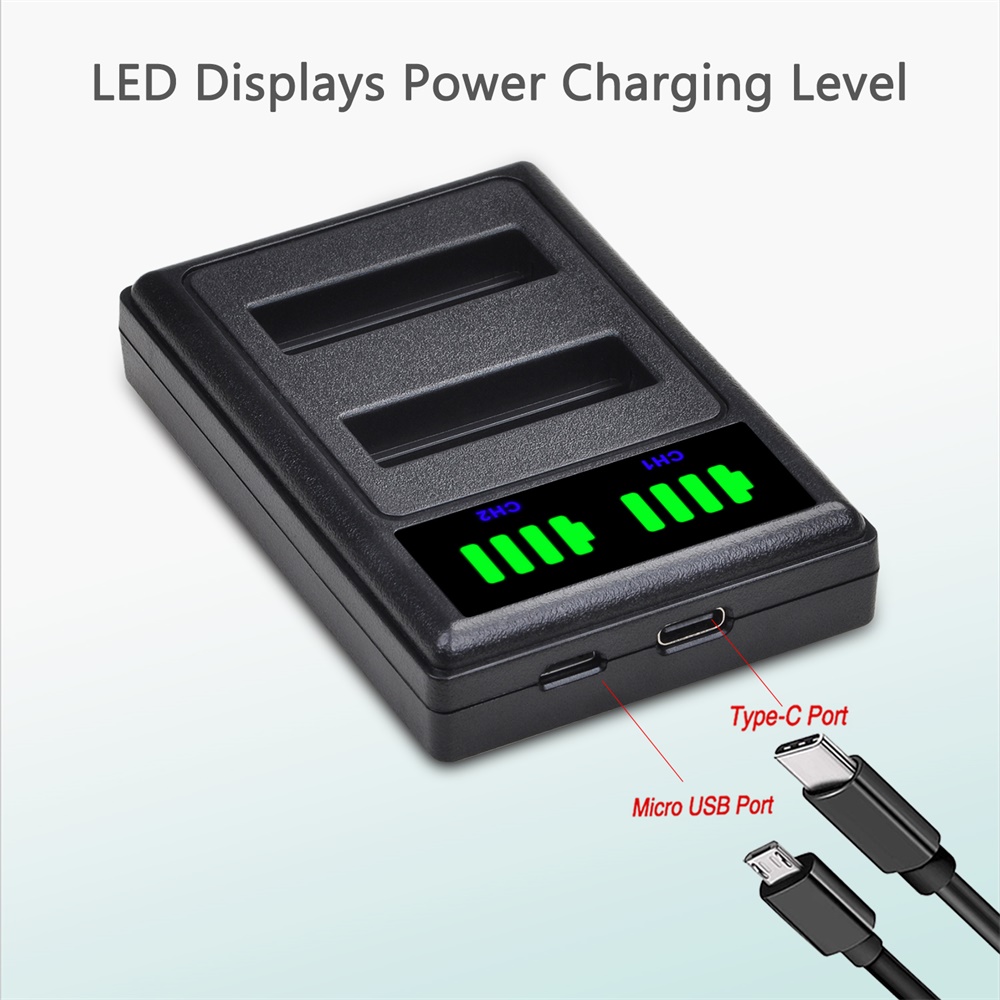 Batteria AHDBT-401 da 1680 mAh - Action Camera Battery Charger Dual Pack recensione e prezzo