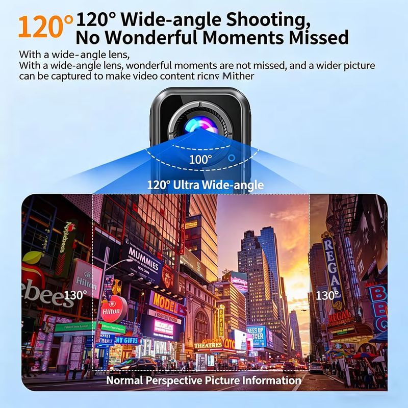 Mini action camera 5K, 4K a 60 - Action Camera 4K 60Fps Dual Screen recensione e prezzo