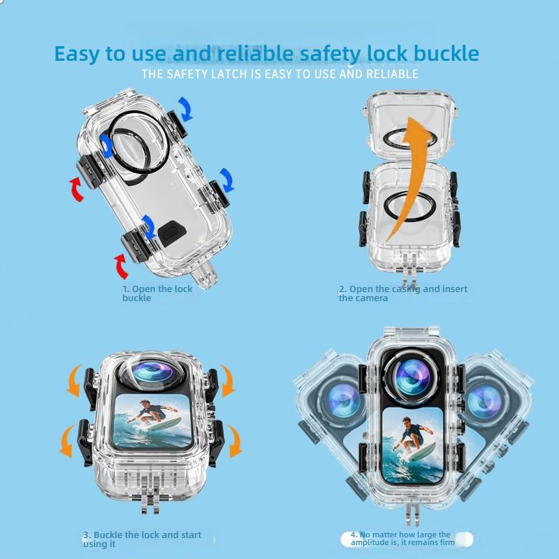 Custodia Protettiva Impermeabi - Action Camera Diving Case Underwater 60M recensione e prezzo