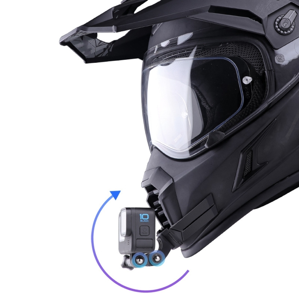 Supporto per fotocamera d'azio - Action Camera Motorcycle Helmet Mount recensione e prezzo