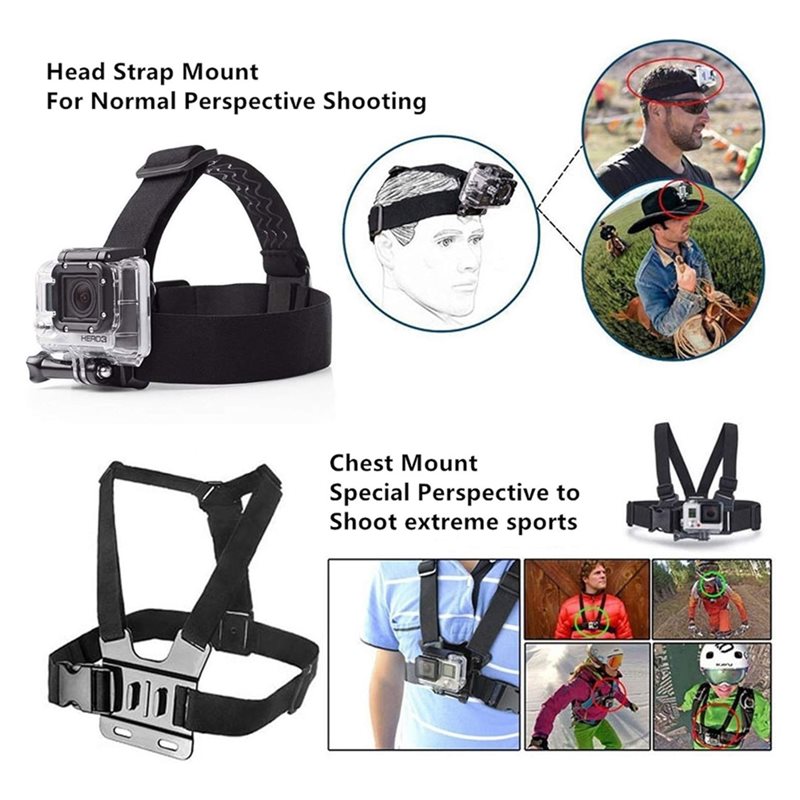 Supporto per Action Camera B31 - Action Camera Chest Strap Harness Mount recensione e prezzo