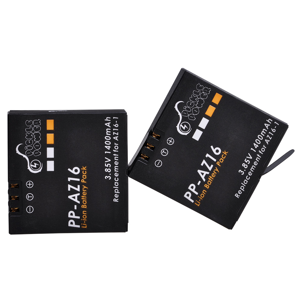 Batteria di AZ16-1 1400mAh/car - Action Camera Battery Charger Dual Pack recensione e prezzo