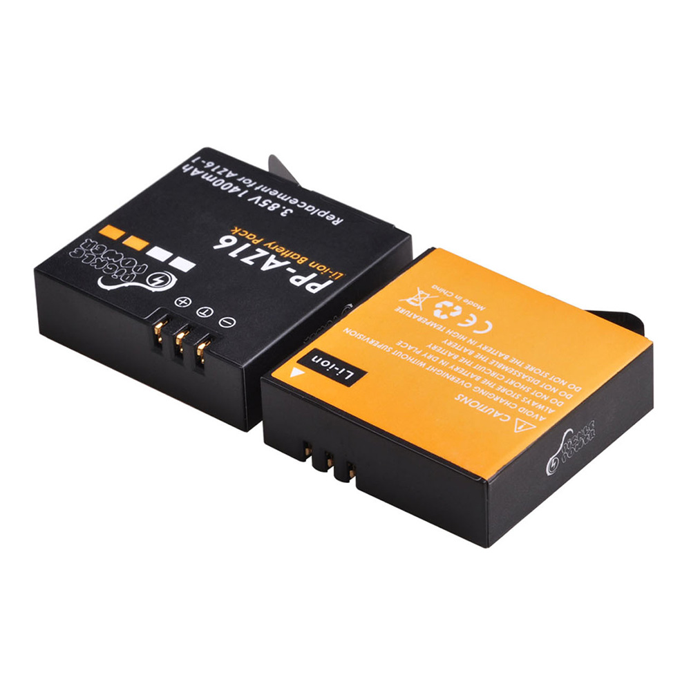 Batteria di AZ16-1 1400mAh/car - Action Camera Battery Charger Dual Pack recensione e prezzo