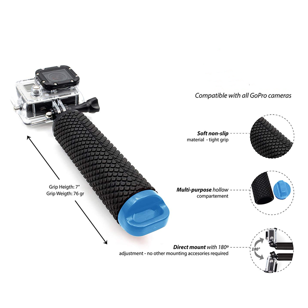 Impugnatura Galleggiante per F - Action Camera Floating Handle Grip recensione e prezzo