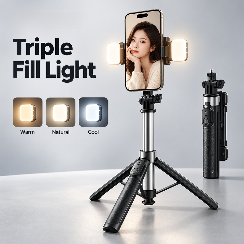 Nuovo treppiede con asta per s - Action Camera Selfie Stick Invisible recensione e prezzo