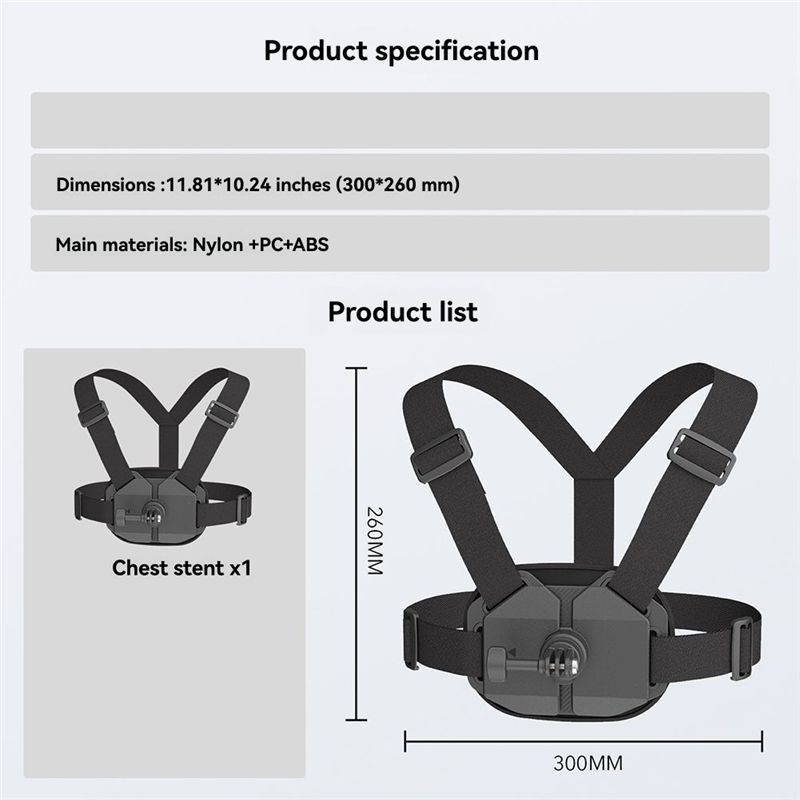 Imbracatura pettorale B92B per - Action Camera Chest Strap Harness Mount recensione e prezzo