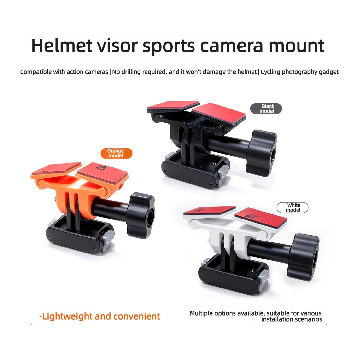 Supporto per Telecamera Stile  - Action Camera Motorcycle Helmet Mount recensione e prezzo