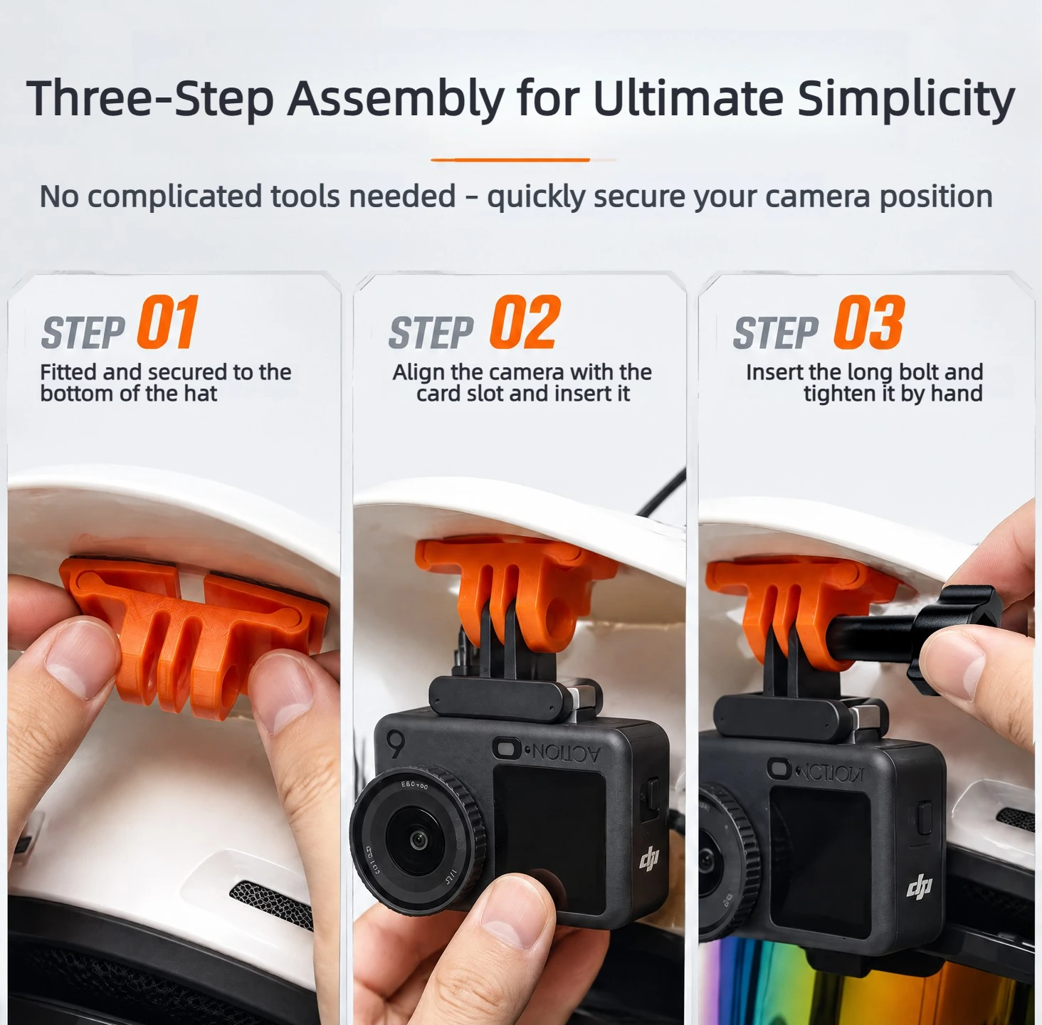 Supporto per Telecamera Stile  - Action Camera Motorcycle Helmet Mount recensione e prezzo