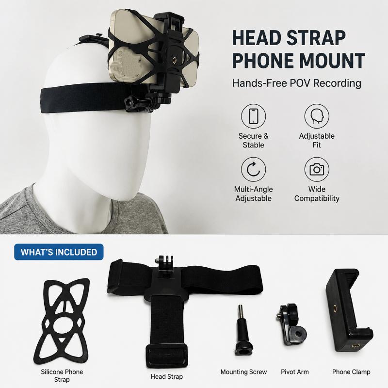 1/4/5 pezzi Kit di supporto co - Action Camera Chest Strap Harness Mount recensione e prezzo