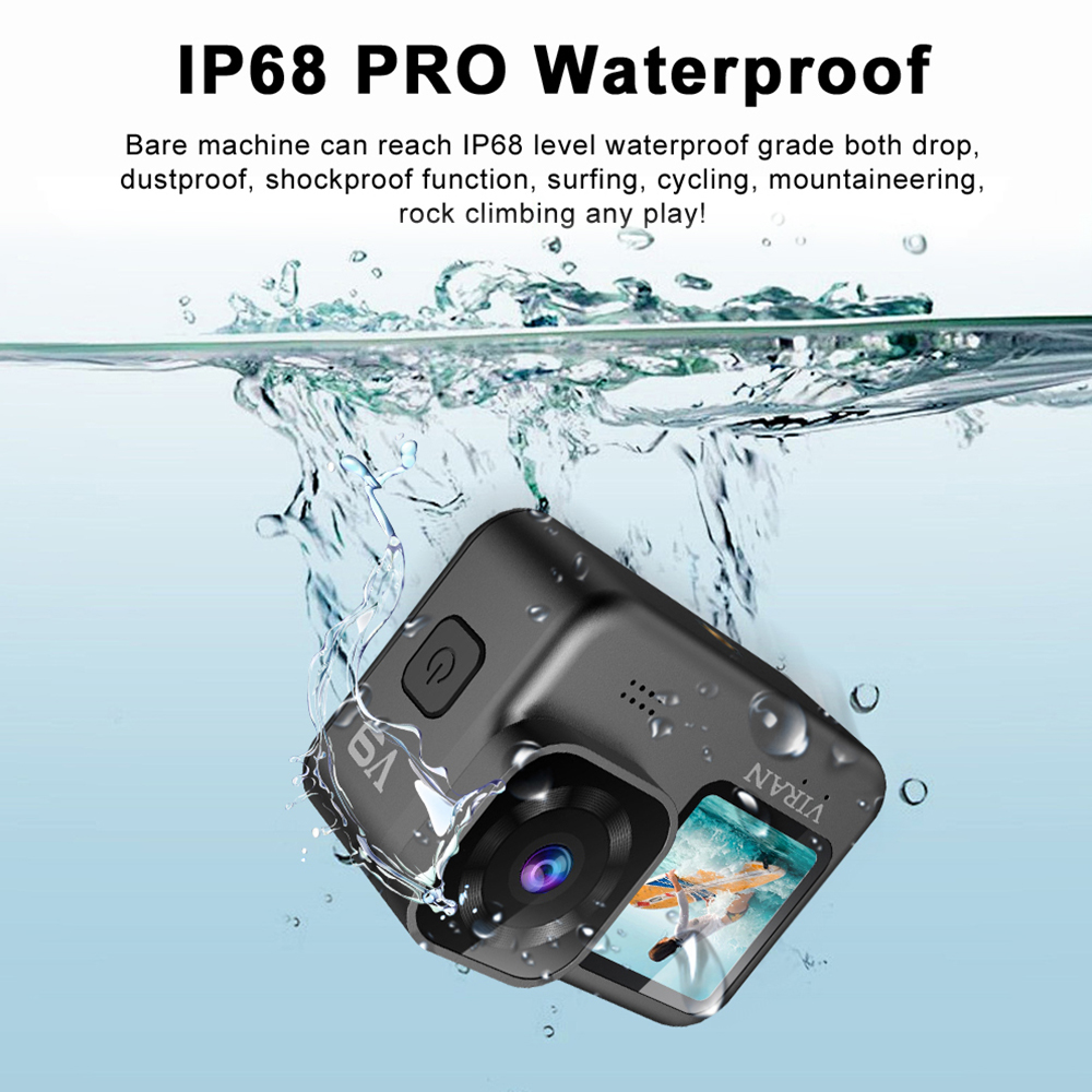 V9 4K Wifi Anti-Shake Camera 6 - Action Camera 4K 60Fps Dual Screen recensione e prezzo