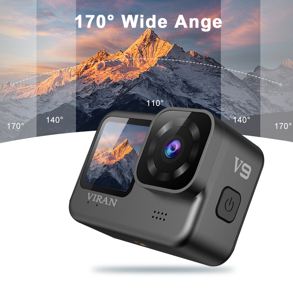 V9 4K Wifi Anti-Shake Camera 6 - Action Camera 4K 60Fps Dual Screen recensione e prezzo