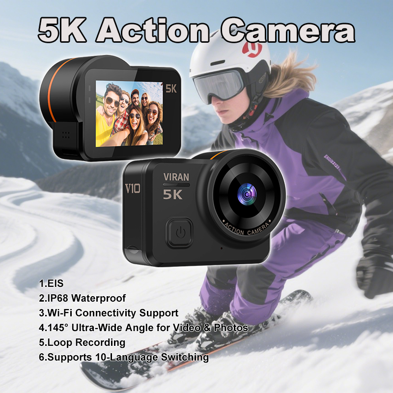 Action Camera portatile 5K Tou - Action Camera Optical Image Stabilization recensione e prezzo