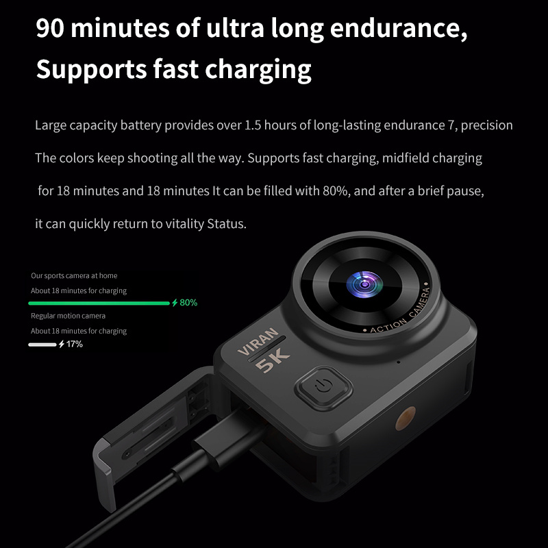 Action Camera portatile 5K Tou - Action Camera Optical Image Stabilization recensione e prezzo