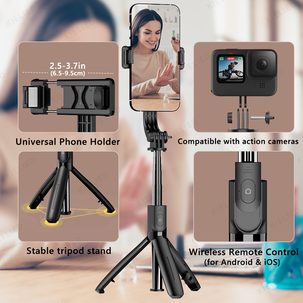 Treppiede per selfie stick per - Action Camera Selfie Stick Invisible recensione e prezzo