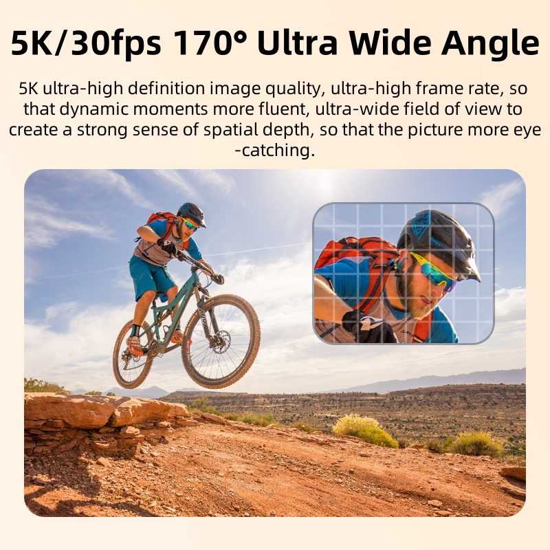 Action Camera 5K con Doppio Sc - Action Camera 4K 60Fps Dual Screen recensione e prezzo