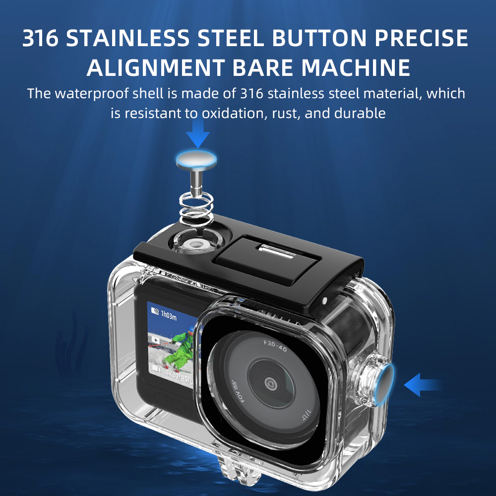 Custodia impermeabile Flymile  - Action Camera Diving Case Underwater 60M recensione e prezzo