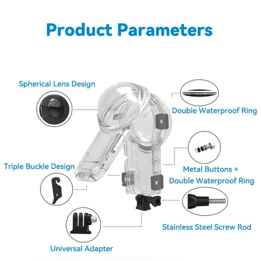 Custodia subacquea invisibile  - Action Camera Diving Case Underwater 60M recensione e prezzo