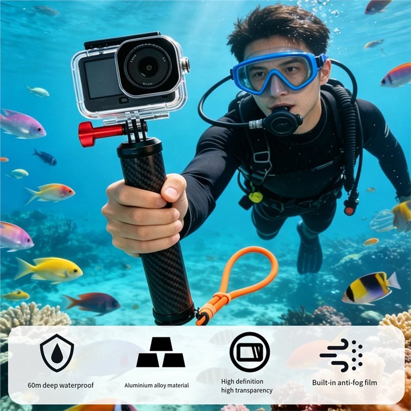 AB25-Per DJI Action 6 Scafo da - Action Camera Floating Handle Grip recensione e prezzo