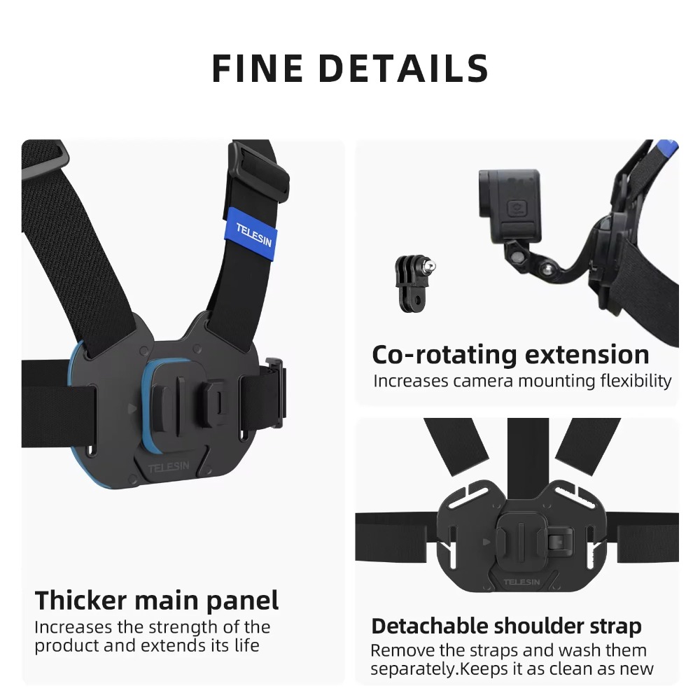 Cintura di Montaggio Regolabil - Action Camera Chest Strap Harness Mount recensione e prezzo