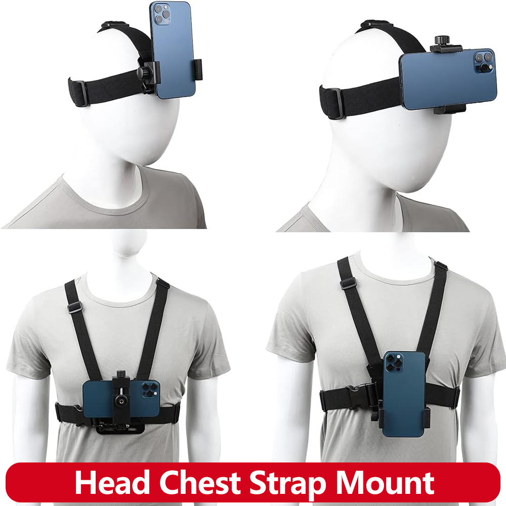 Supporto per Telefono Cellular - Action Camera Chest Strap Harness Mount recensione e prezzo