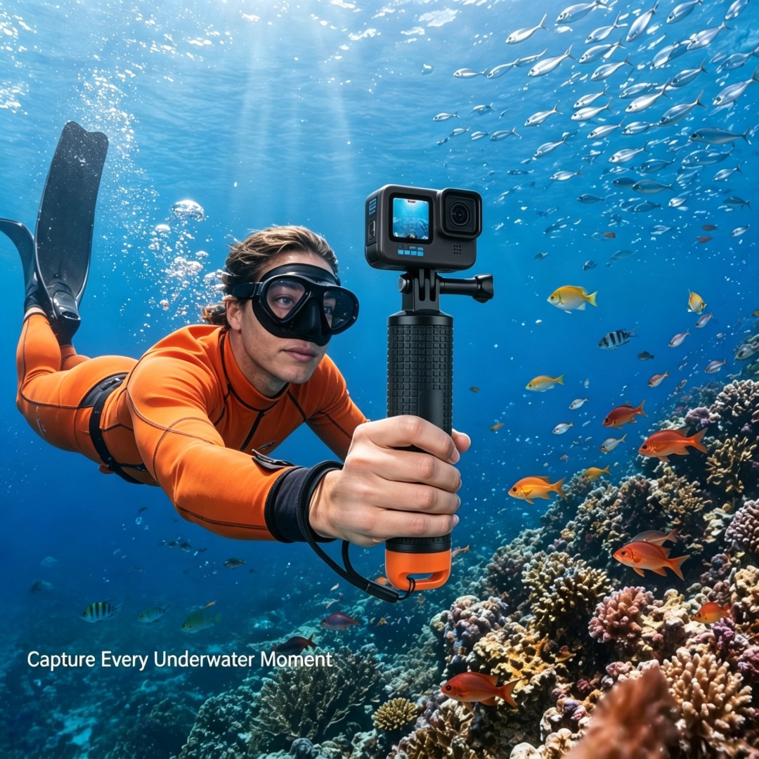 Impugnatura Galleggiante per G - Action Camera Floating Handle Grip recensione e prezzo