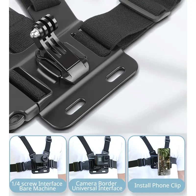 Supporto per pettorale Chesty  - Action Camera Chest Strap Harness Mount recensione e prezzo