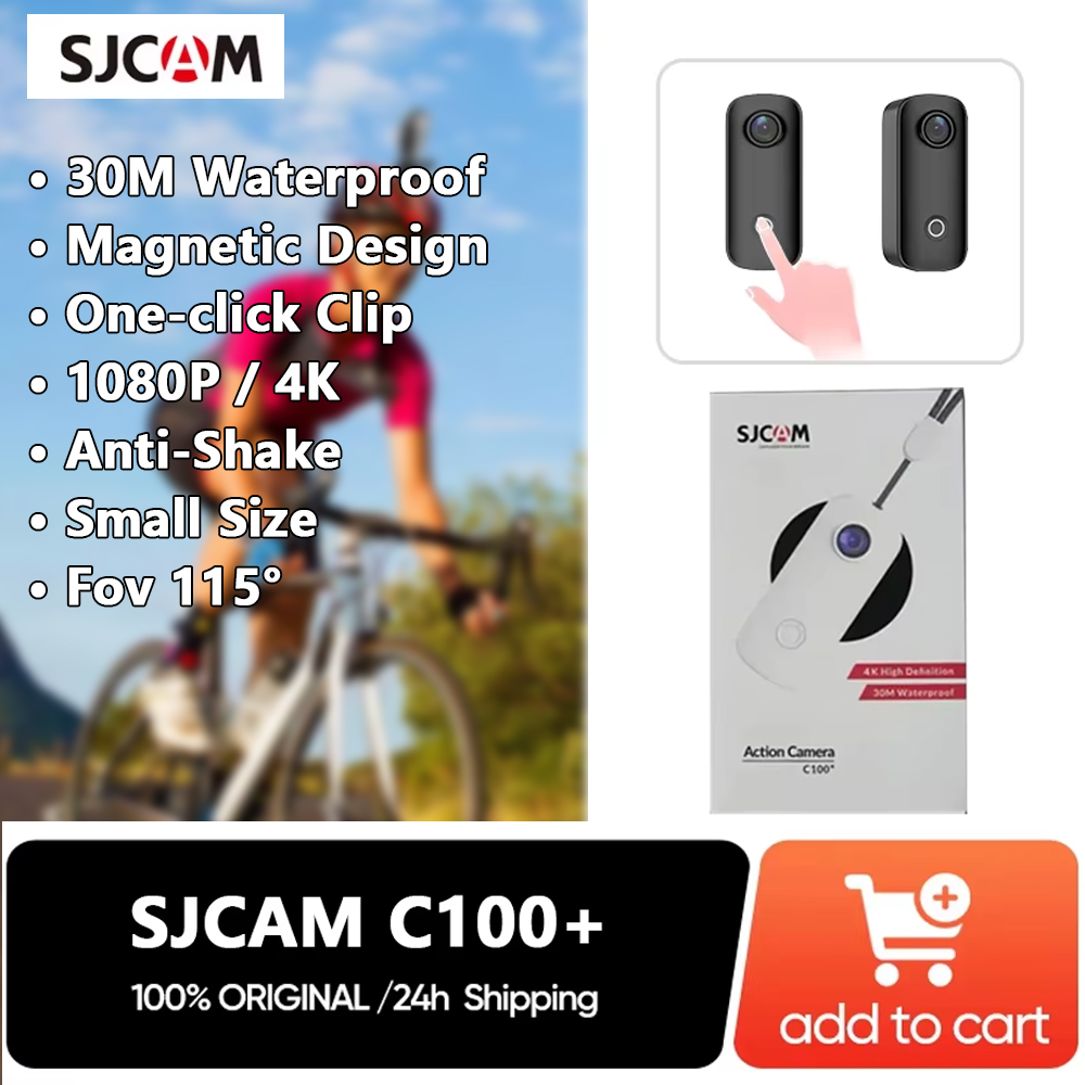 SJCAM C100+ Action Cam 4K con  - Action Camera Waterproof 30M Without Case recensione e prezzo