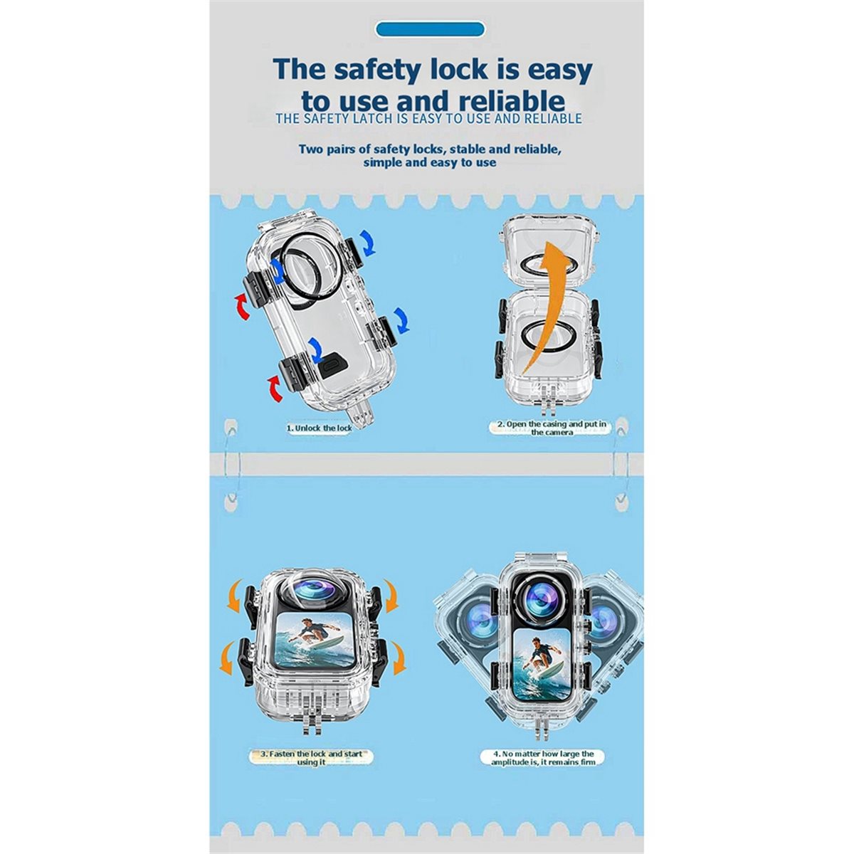 Custodia Impermeabile per Foto - Action Camera Diving Case Underwater 60M recensione e prezzo