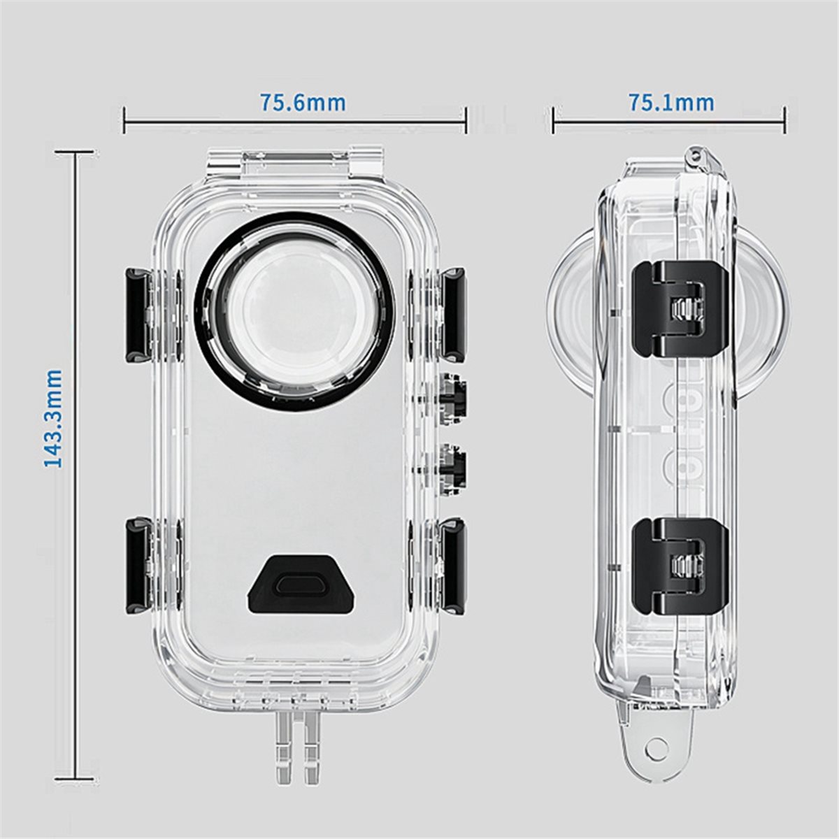 Custodia Impermeabile per Foto - Action Camera Diving Case Underwater 60M recensione e prezzo