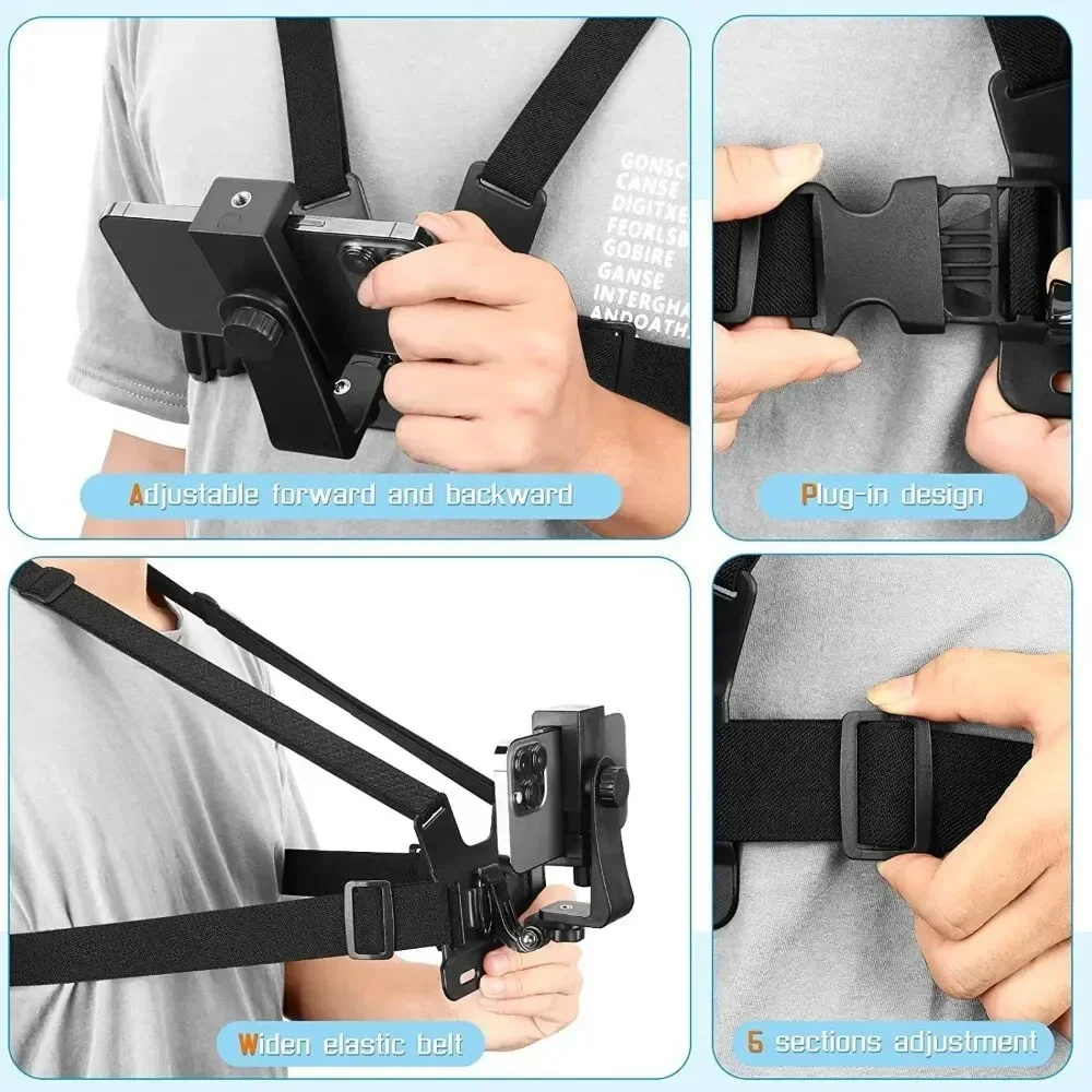 Cintura Pettorale Regolabile c - Action Camera Chest Strap Harness Mount recensione e prezzo
