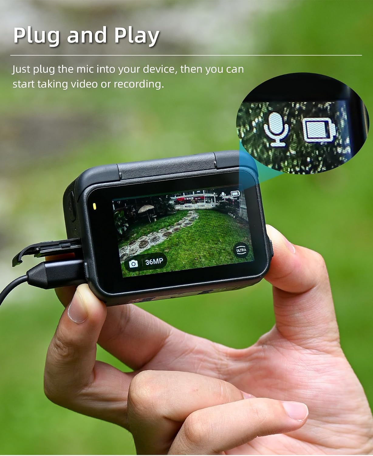 Microfono USB Mini per Fotocam - Action Camera External Microphone Usb recensione e prezzo