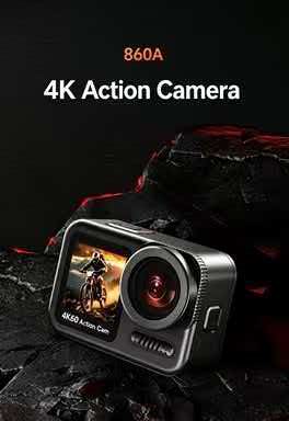 860A Action Camera 4K 60FPS Im - Action Camera 4K 60Fps Dual Screen recensione e prezzo